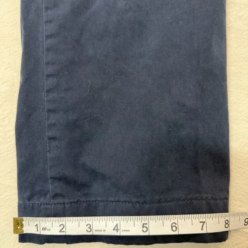 Polo Ralph Lauren Classic Fit Chino Pants Mens 36x32 Navy Cotton Soft Twill